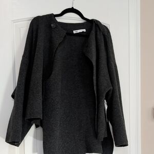 Zara Women's Charcoal Cardigan